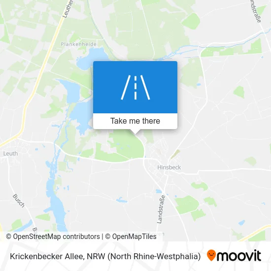 Krickenbecker Allee map