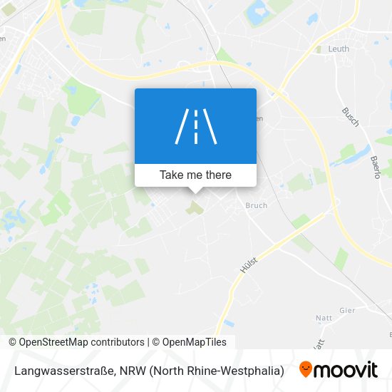 Langwasserstraße map