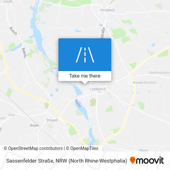 Sassenfelder Straße map