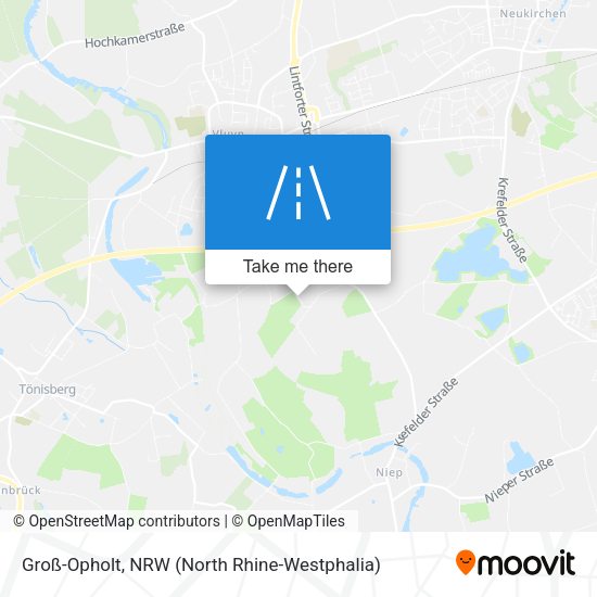 Groß-Opholt map