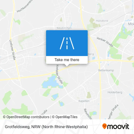 Карта Grotfeldsweg