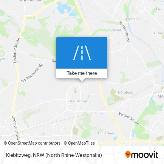 Kiebitzweg map