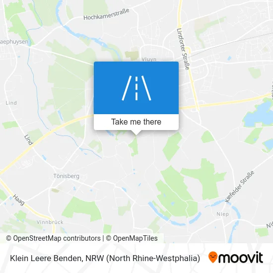 Klein Leere Benden map