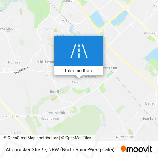 Altebrücker Straße map