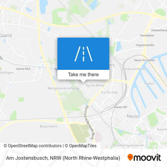 Am Jostensbusch map