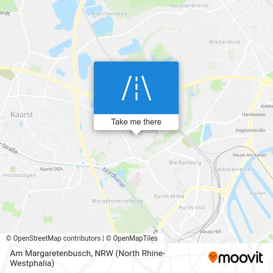 Am Margaretenbusch map