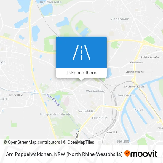 Am Pappelwäldchen map