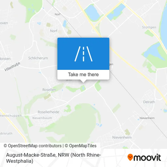 Карта August-Macke-Straße