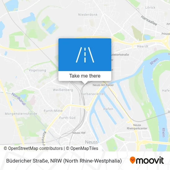 Büdericher Straße map