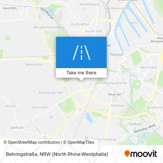 Карта Behringstraße