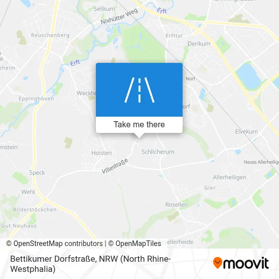 Bettikumer Dorfstraße map