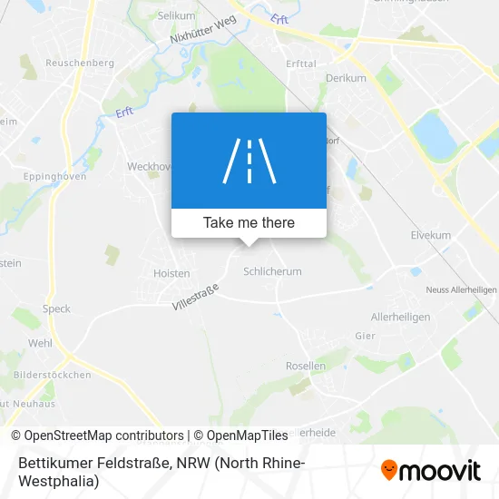 Bettikumer Feldstraße map
