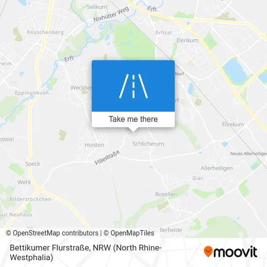 Bettikumer Flurstraße map