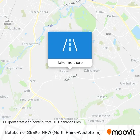 Bettikumer Straße map