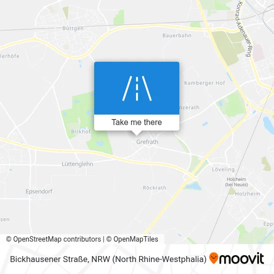 Bickhausener Straße map