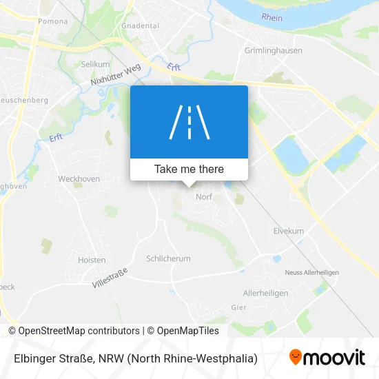 Карта Elbinger Straße