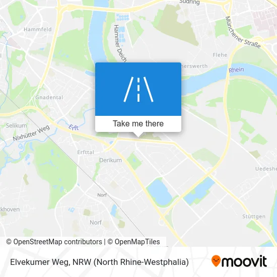 Карта Elvekumer Weg