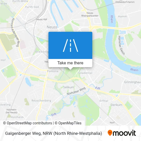 Galgenberger Weg map