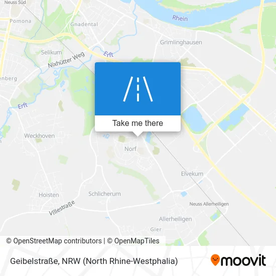 Карта Geibelstraße