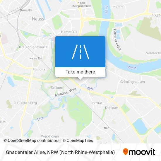 Gnadentaler Allee map