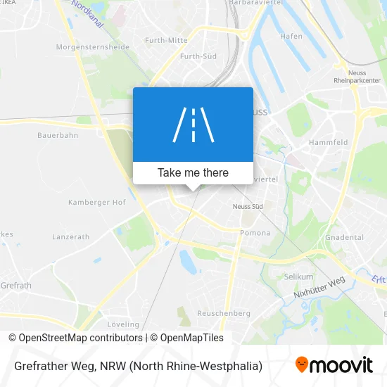 Карта Grefrather Weg
