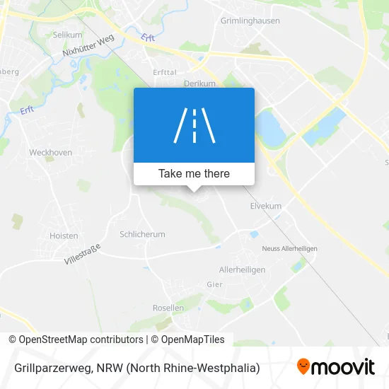 Карта Grillparzerweg