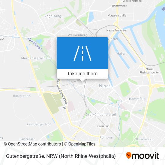 Gutenbergstraße map