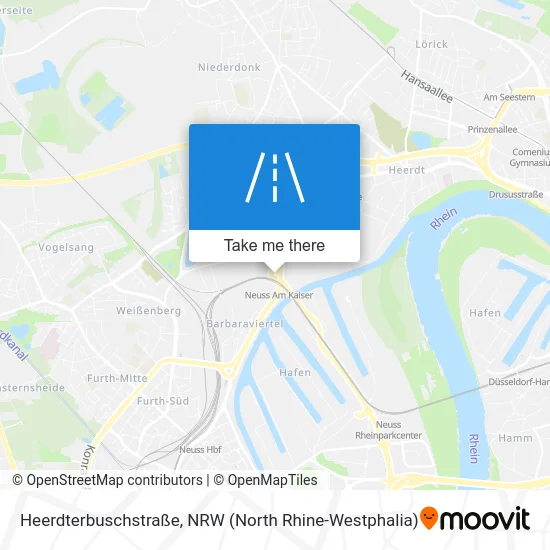 Карта Heerdterbuschstraße