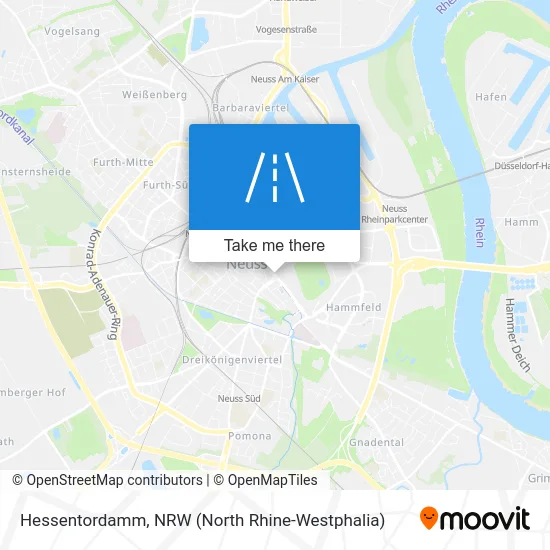 Hessentordamm map