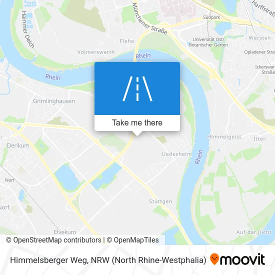 Himmelsberger Weg map
