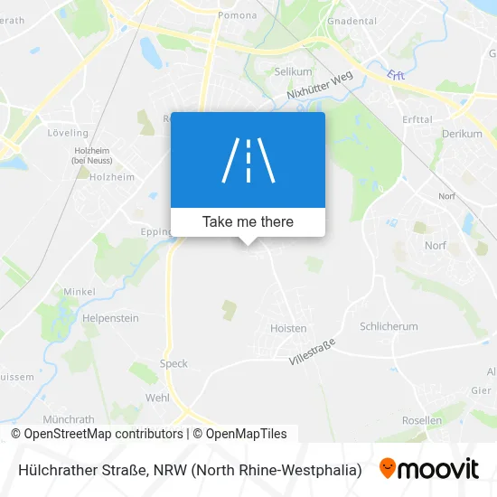 Hülchrather Straße map