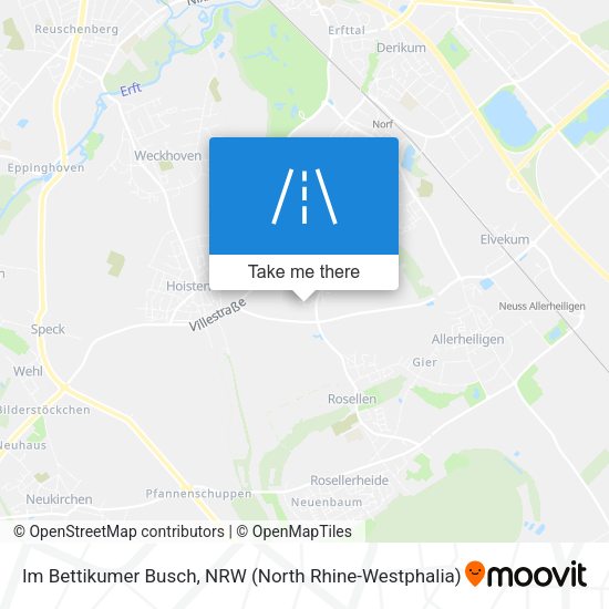 Im Bettikumer Busch map