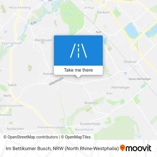 Карта Im Bettikumer Busch