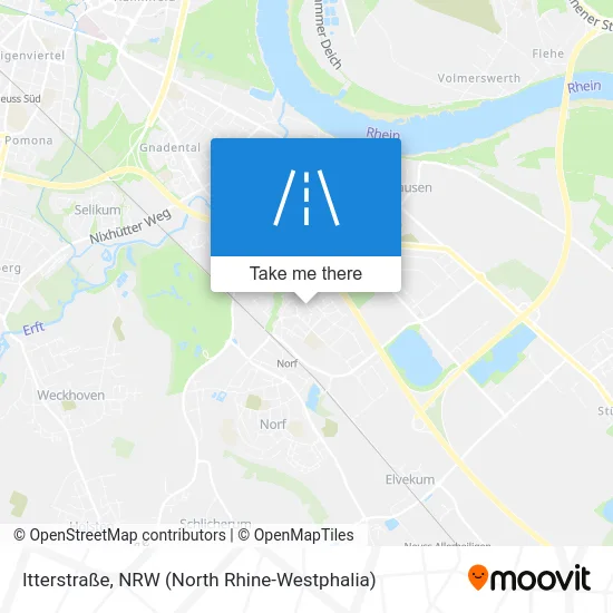 Карта Itterstraße