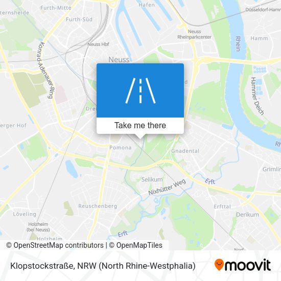 Klopstockstraße map