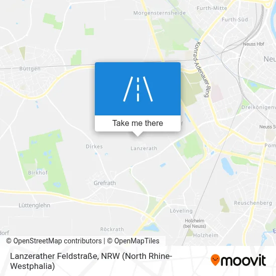 Lanzerather Feldstraße map