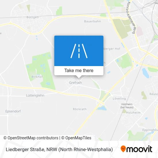 Liedberger Straße map