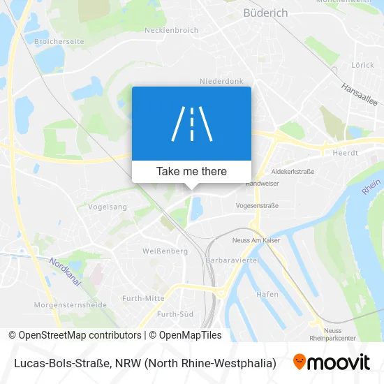 Карта Lucas-Bols-Straße