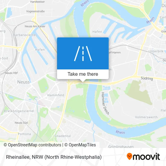 Карта Rheinallee