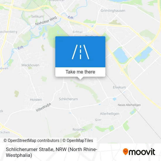 Карта Schlicherumer Straße