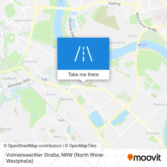 Карта Volmerswerther Straße