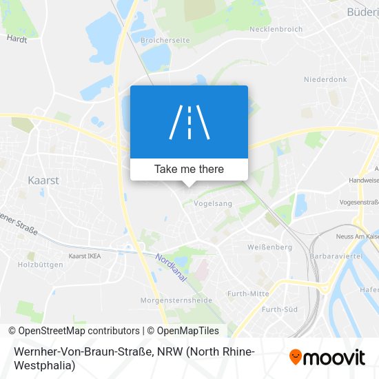 Wernher-Von-Braun-Straße map