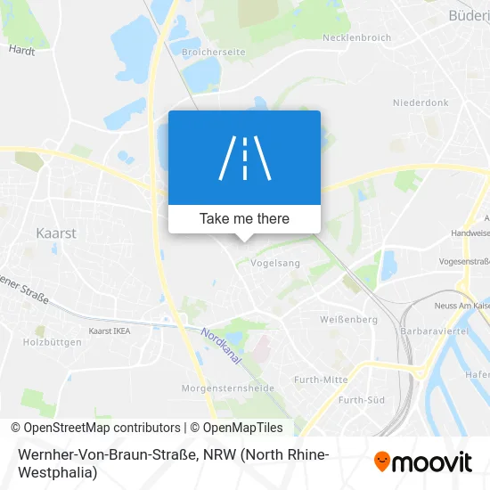 Wernher-Von-Braun-Straße map
