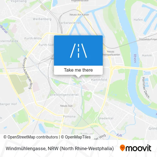 Windmühlengasse map