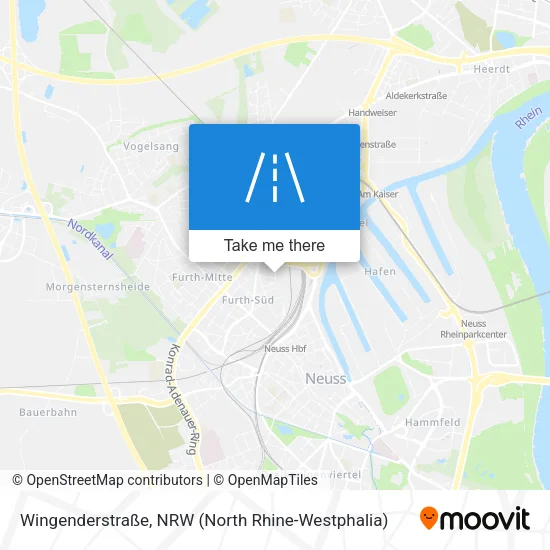 Карта Wingenderstraße
