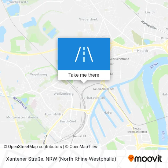 Xantener Straße map