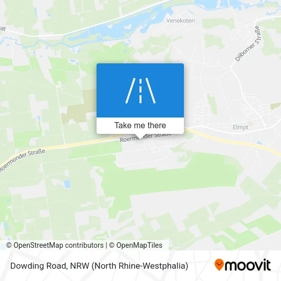 Карта Dowding Road