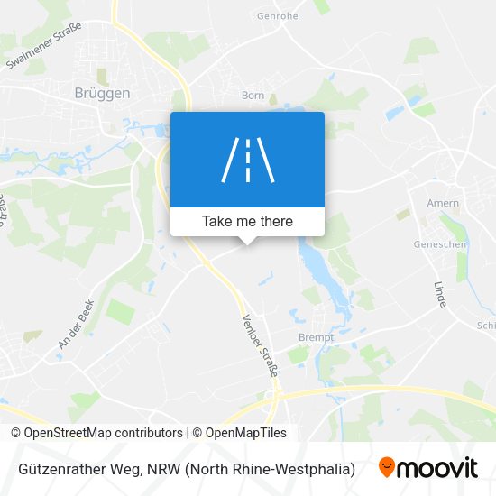 Gützenrather Weg map