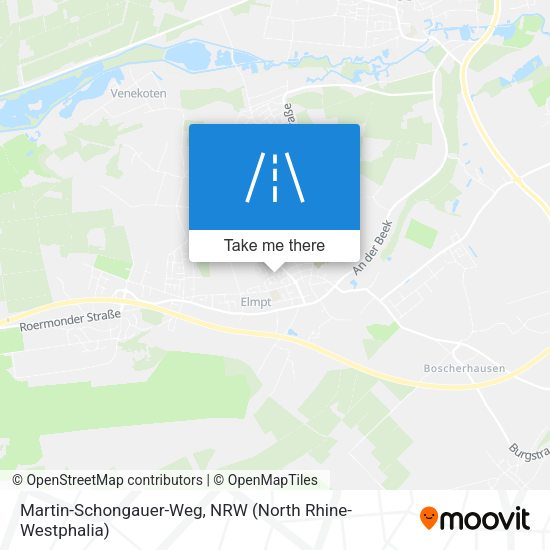 Martin-Schongauer-Weg map