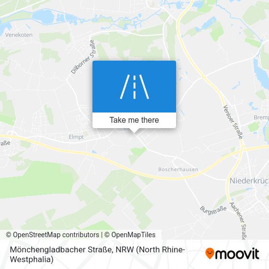 Mönchengladbacher Straße map